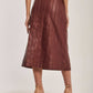 Women Regular Fit Skirt - Brown
