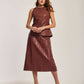 Women Regular Fit Skirt - Brown