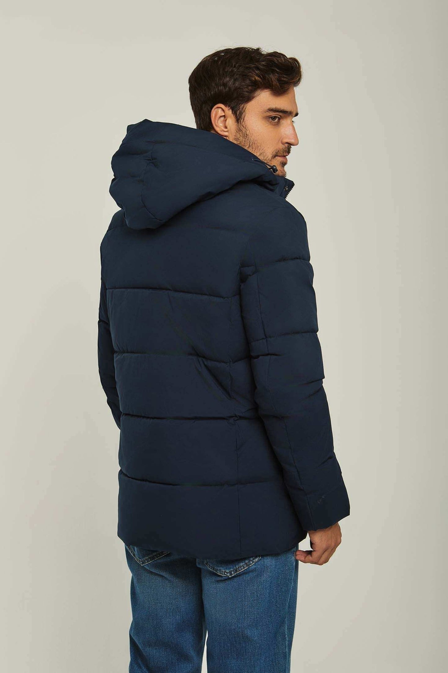 Men Regular Fit Jacket - Navy Dark Blue