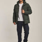 Men Regular Fit Jacket - Ivy Green