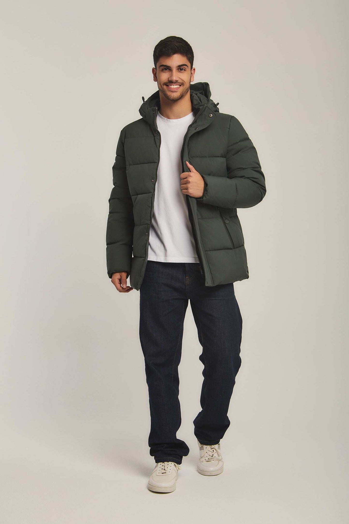 Men Regular Fit Jacket - Ivy Green
