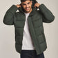 Men Regular Fit Jacket - Ivy Green