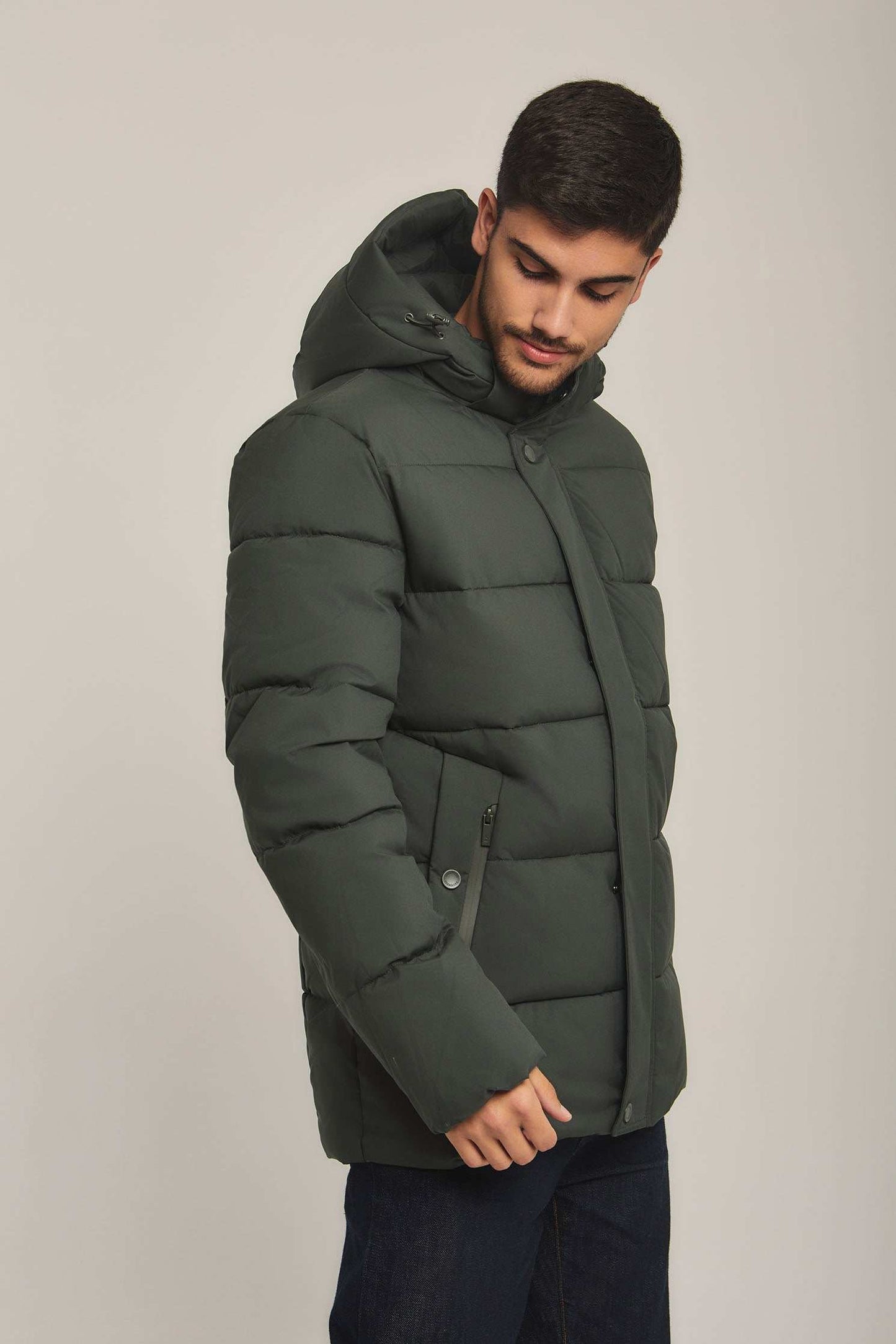 Men Regular Fit Jacket - Ivy Green