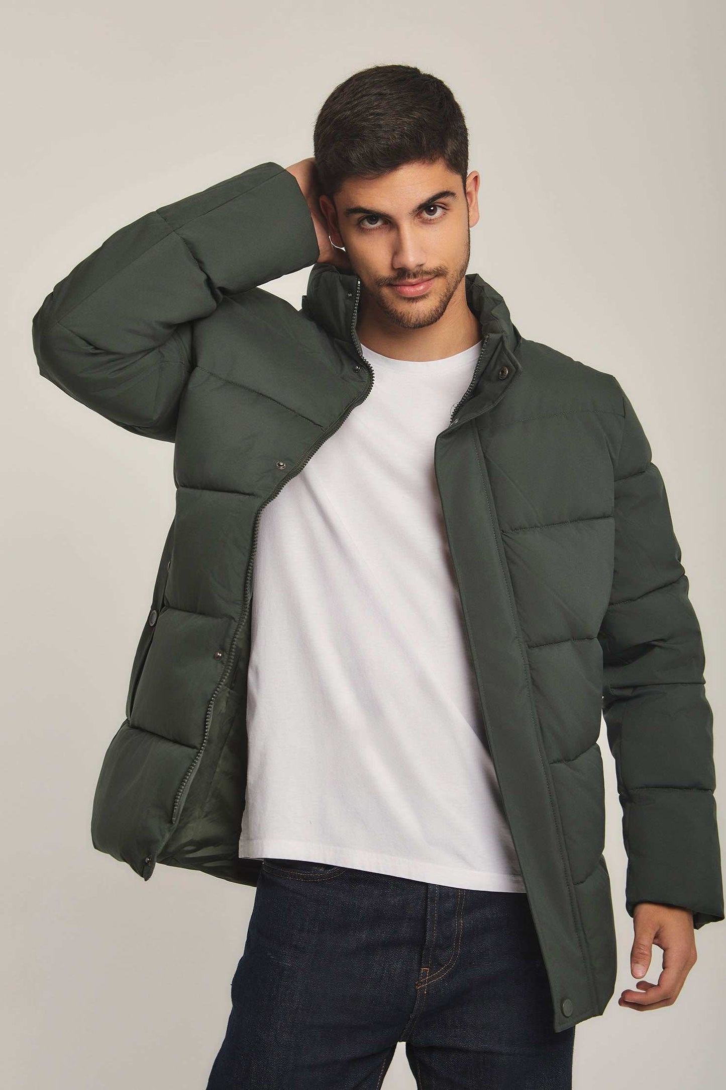 Men Regular Fit Jacket - Ivy Green