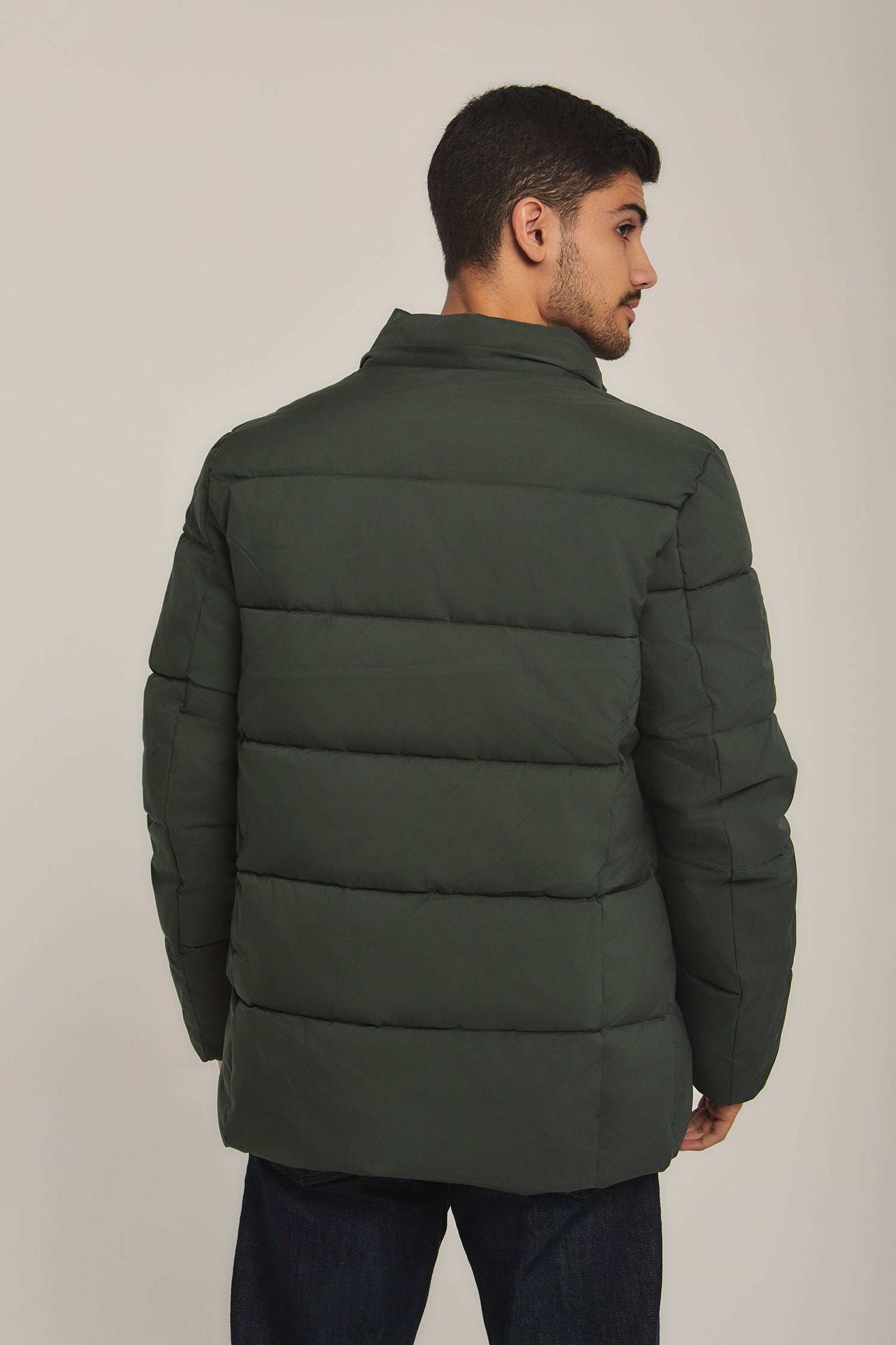 Men Regular Fit Jacket - Ivy Green