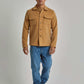 Men Regular Fit Over Shirt - Brown
