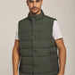 Men Regular Fit Vest - Ivy Green