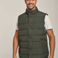 Men Regular Fit Vest - Ivy Green