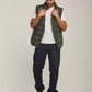 Men Regular Fit Vest - Ivy Green