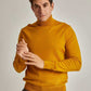Men Regular Fit Pullover - Orange