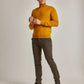 Men Regular Fit Pullover - Orange