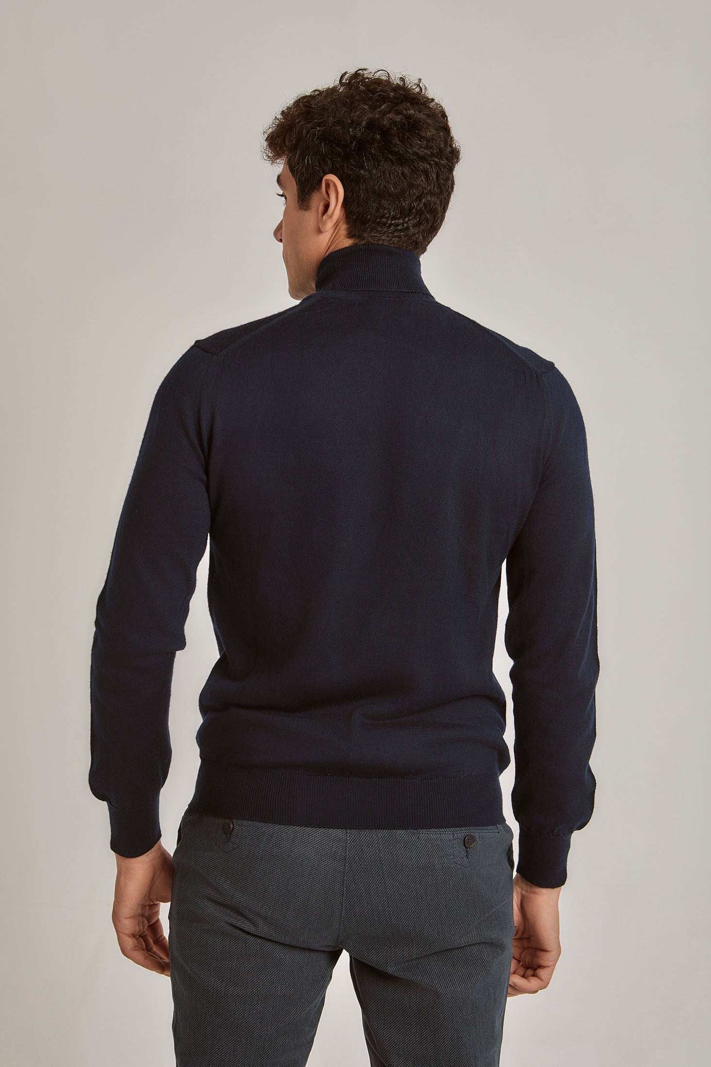 Men Regular Fit Pullover - Navy
