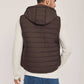 Men Regular Fit Vest - Dark Brown