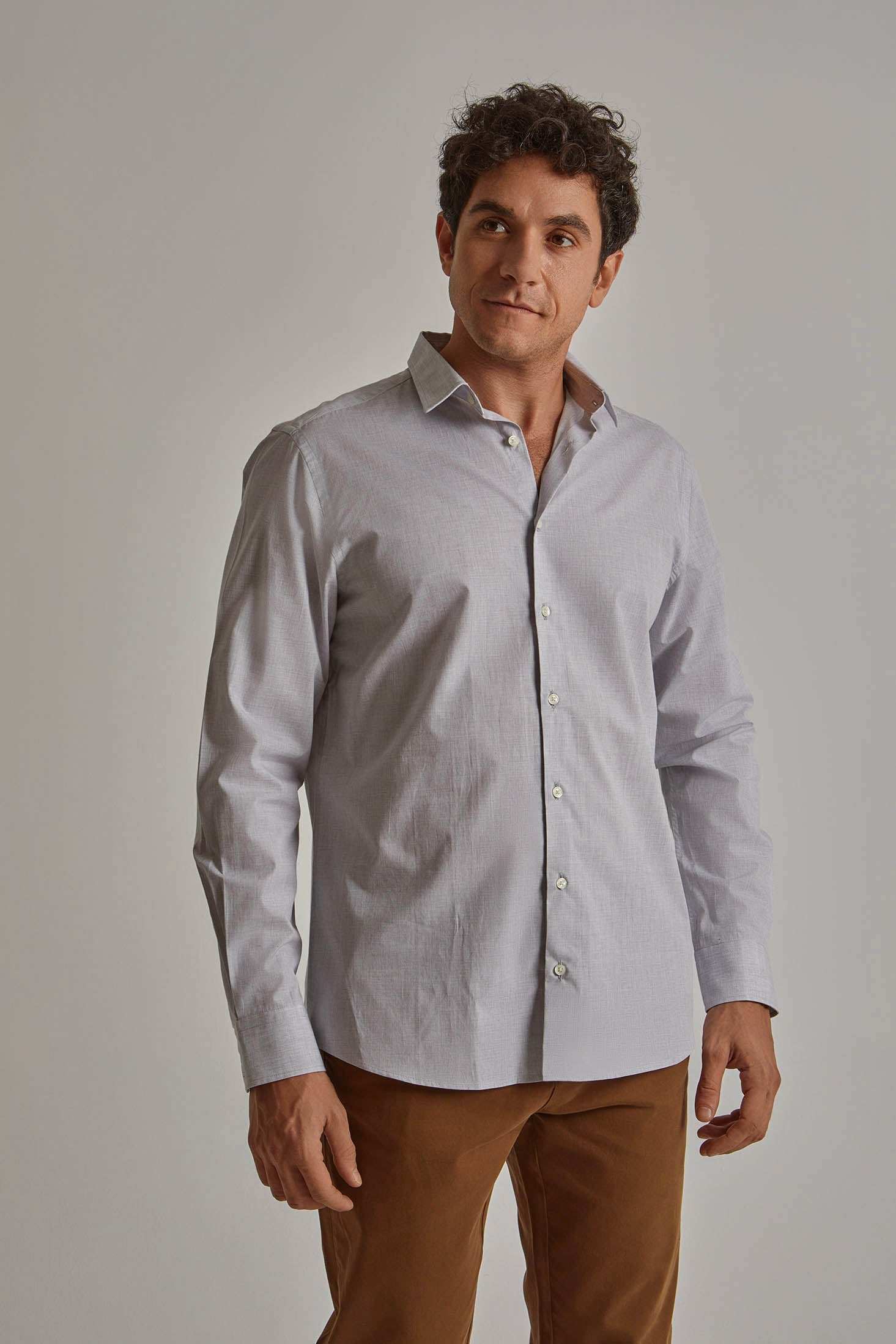 Men Regular Fit Shirt - Grey