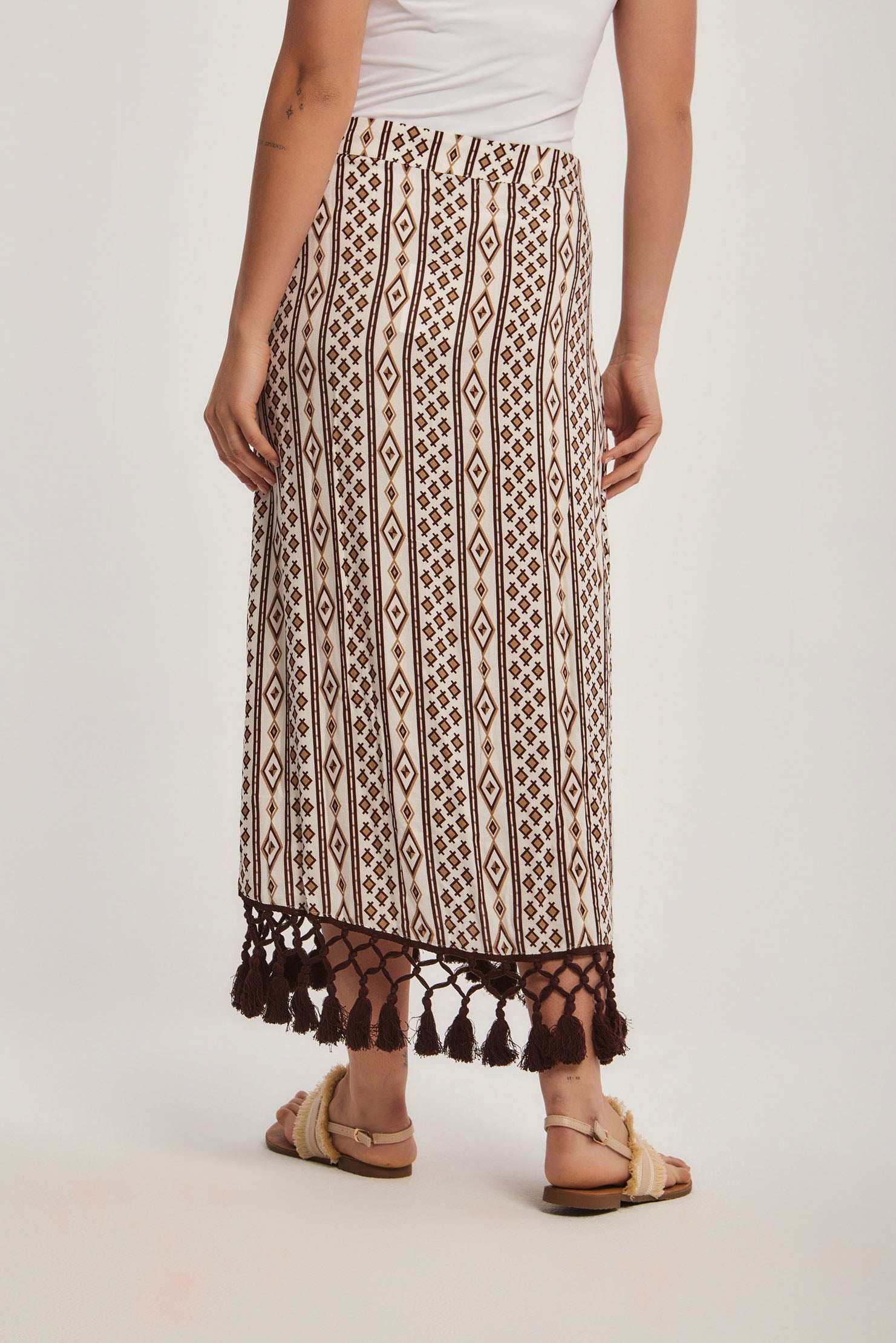 تنورة نسائية عادية - بيج