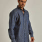 Men Regular Fit Shirt - Dark Blue