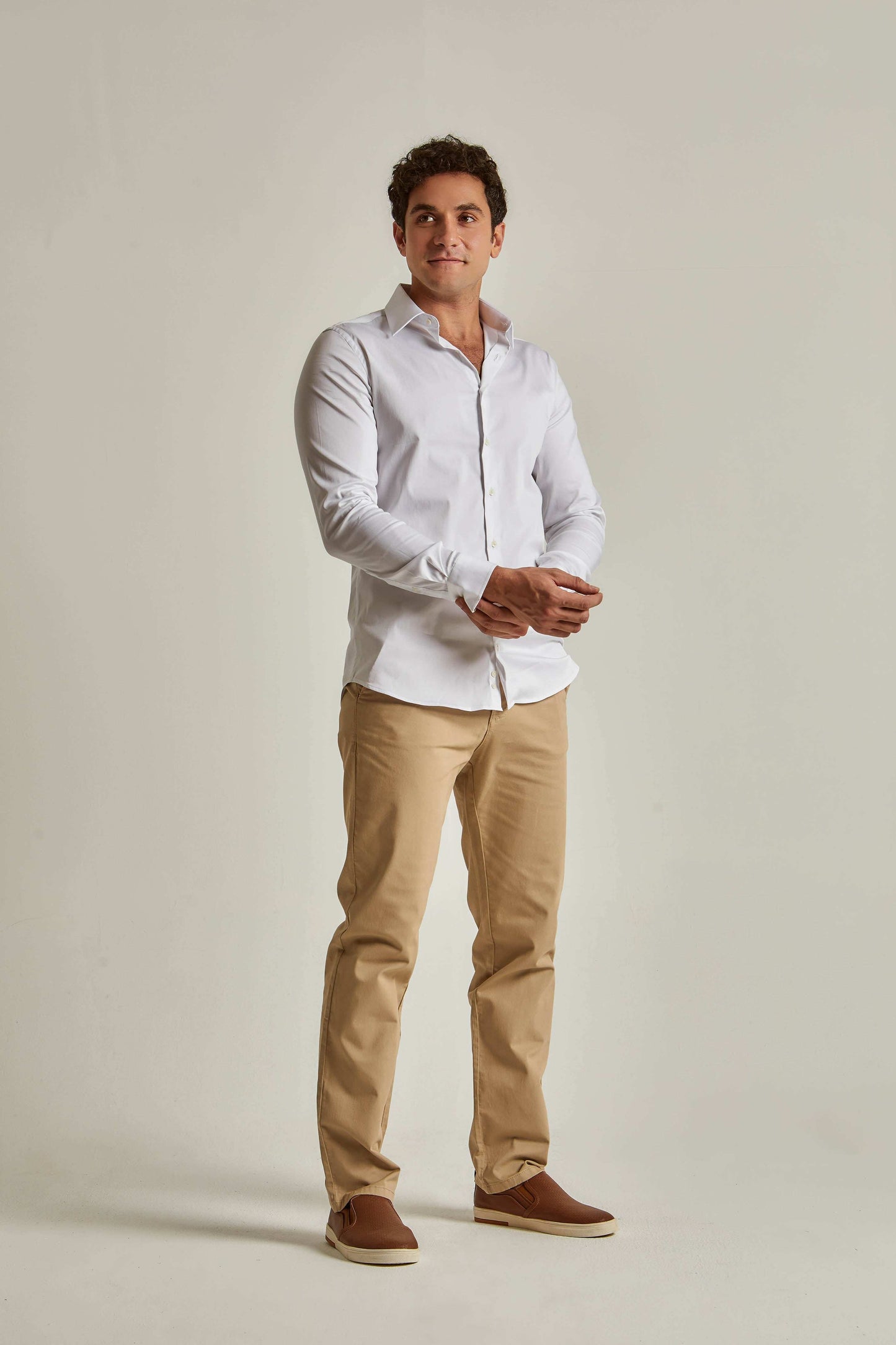 Men Regular Fit Shirt - White