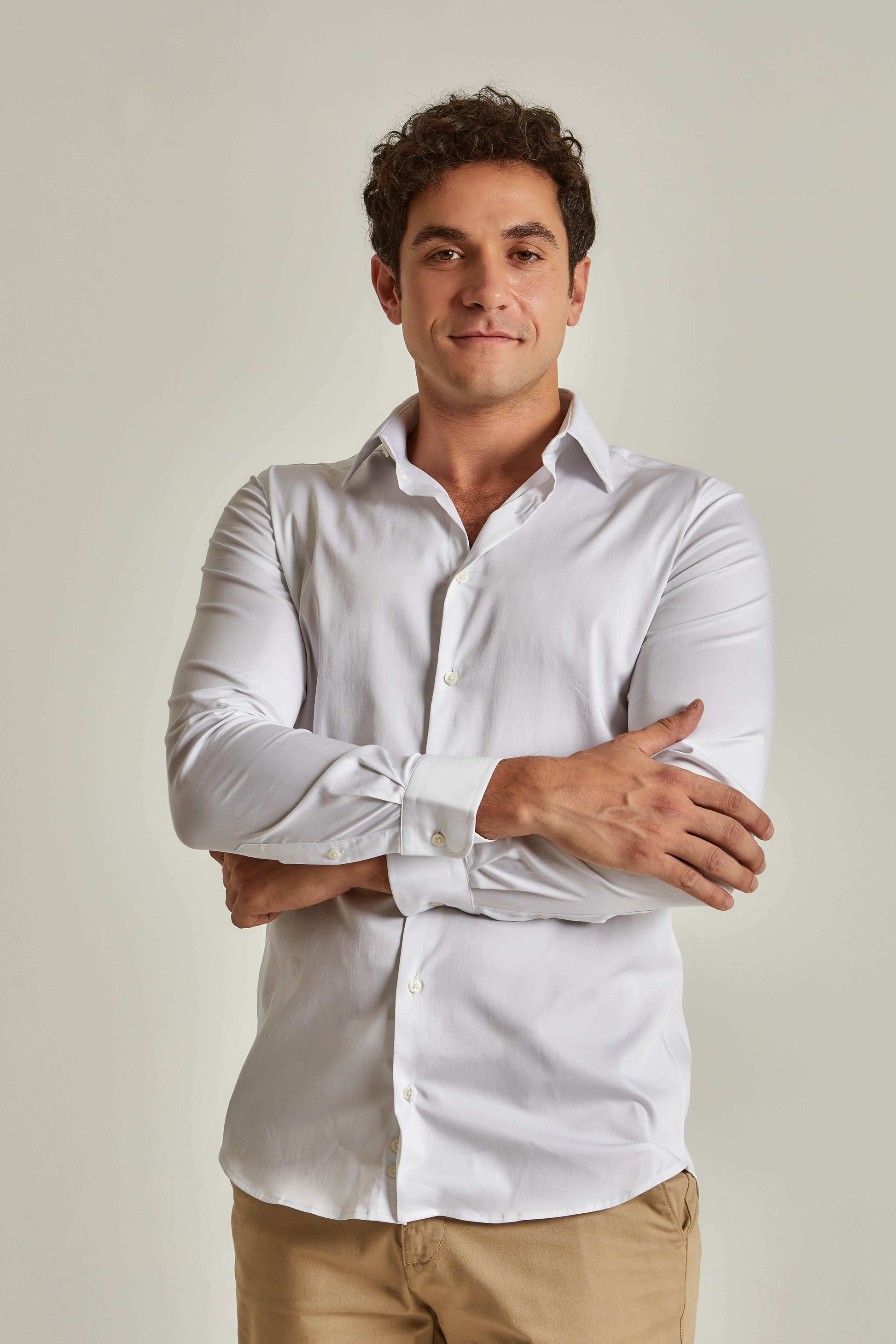 Men Regular Fit Shirt - White