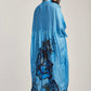 Women Regular Fit Kaftan - Printed Blue