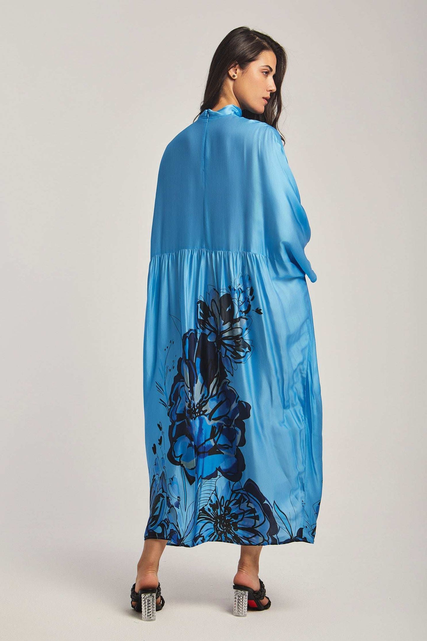 قفطان نسائي عادي - أبيض أوف / مينت