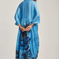 Women Regular Fit Kaftan - Printed Blue