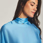 Women Regular Fit Kaftan - Printed Blue