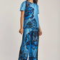 Women Regular Fit Top - Printed Blue