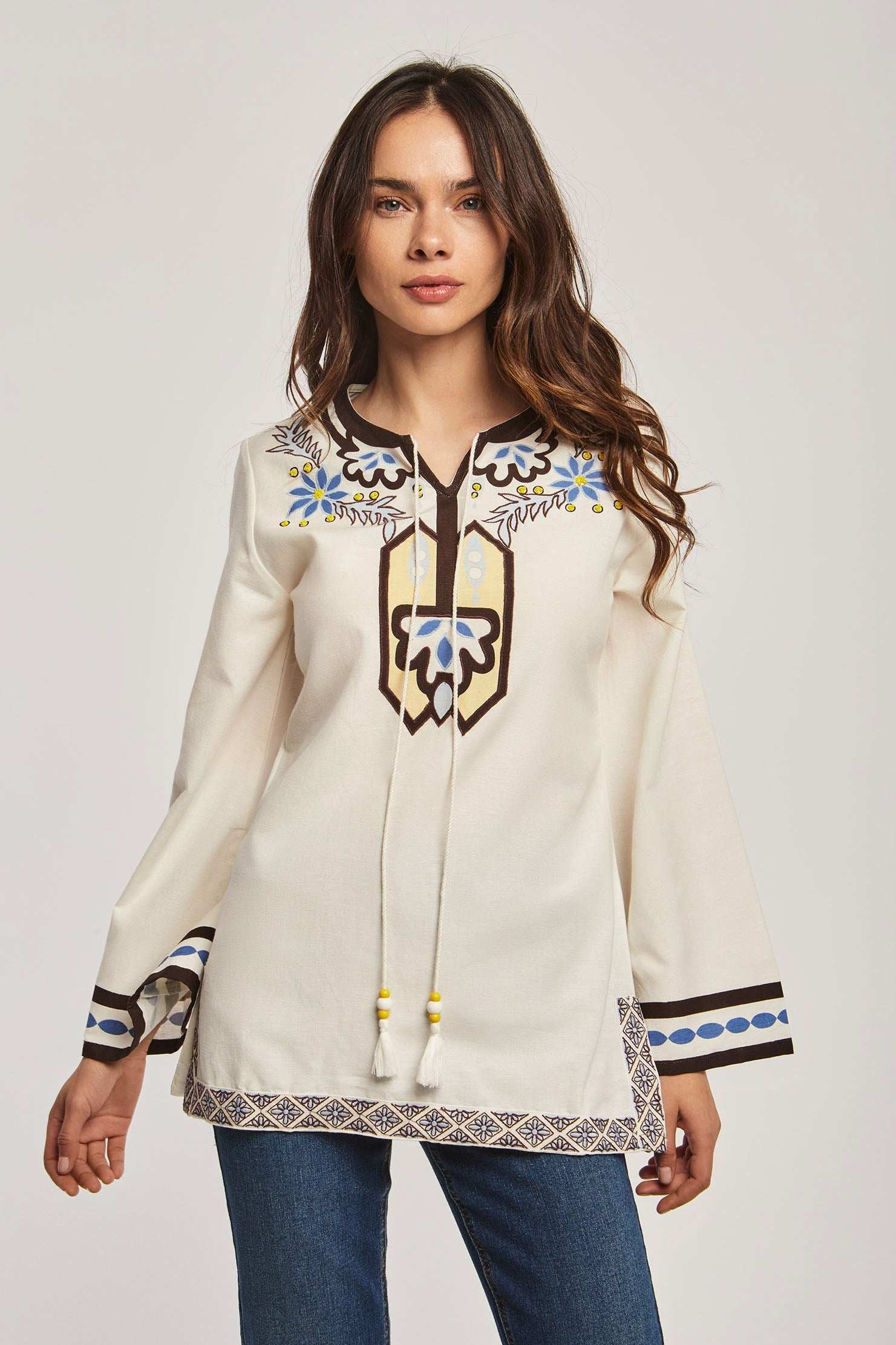 Women Regular Fit Blouse - White
