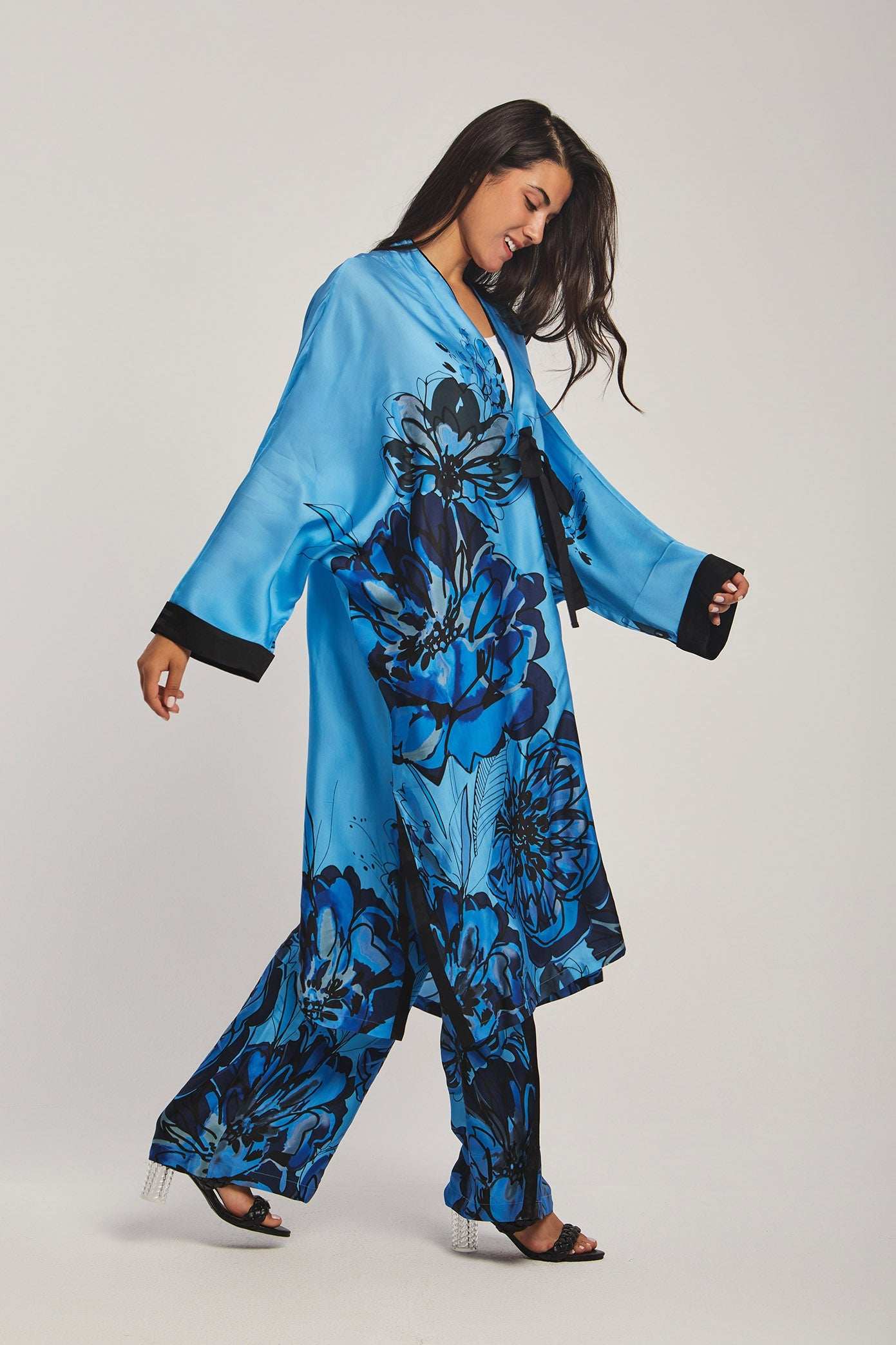 كيمونو نسائي عادي - وردي