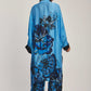 Women Regular Fit Kimono - Printed Blue