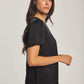 Women Regular Fit Top - Black