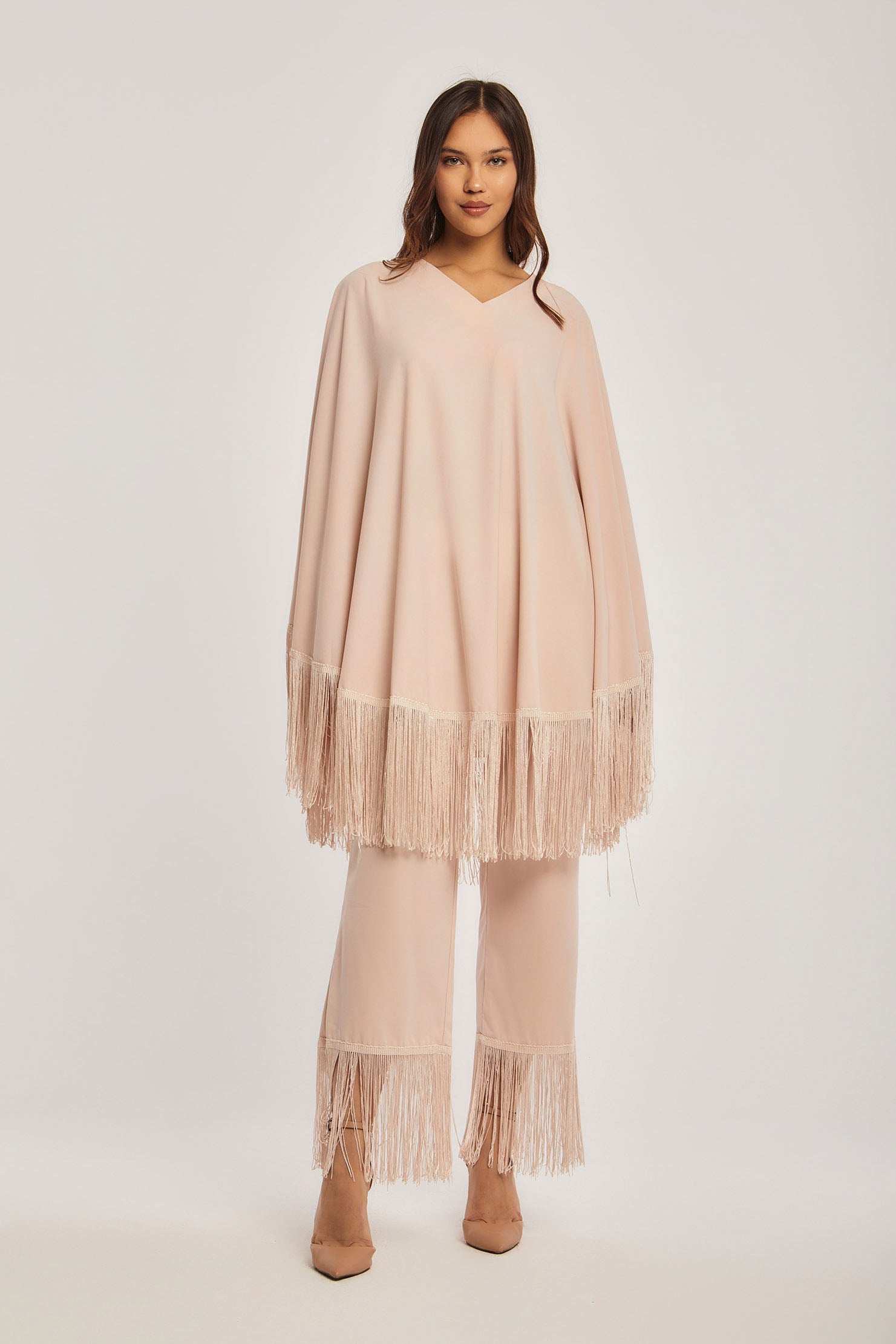 بلوزة نسائية عادية - بنية