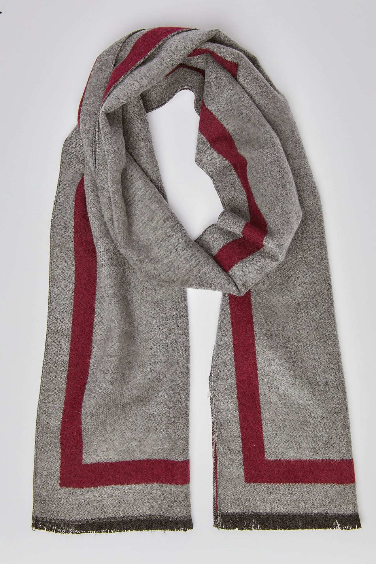 Men Scarf - Burgundy