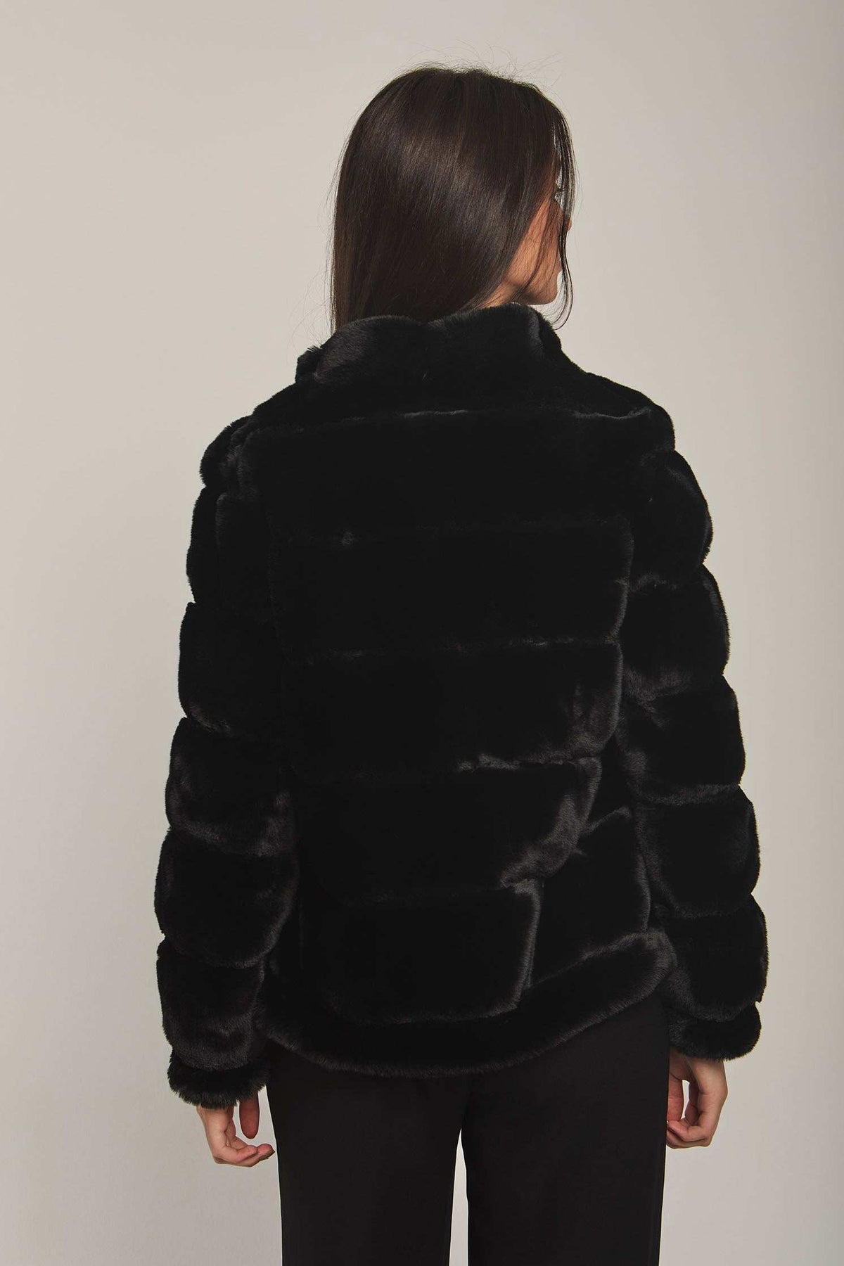 Women Regular Fit Jacket - Black