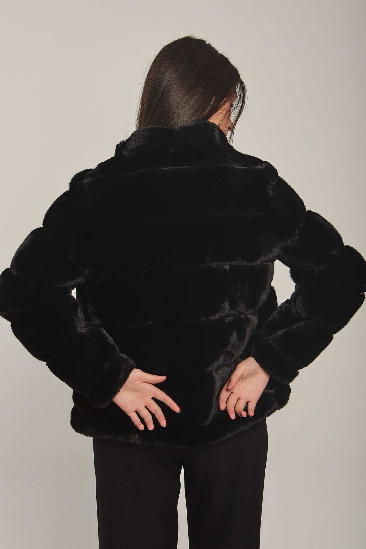 Women Regular Fit Jacket - Black