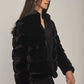 Women Regular Fit Jacket - Black