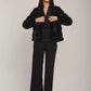 Women Regular Fit Jacket - Black