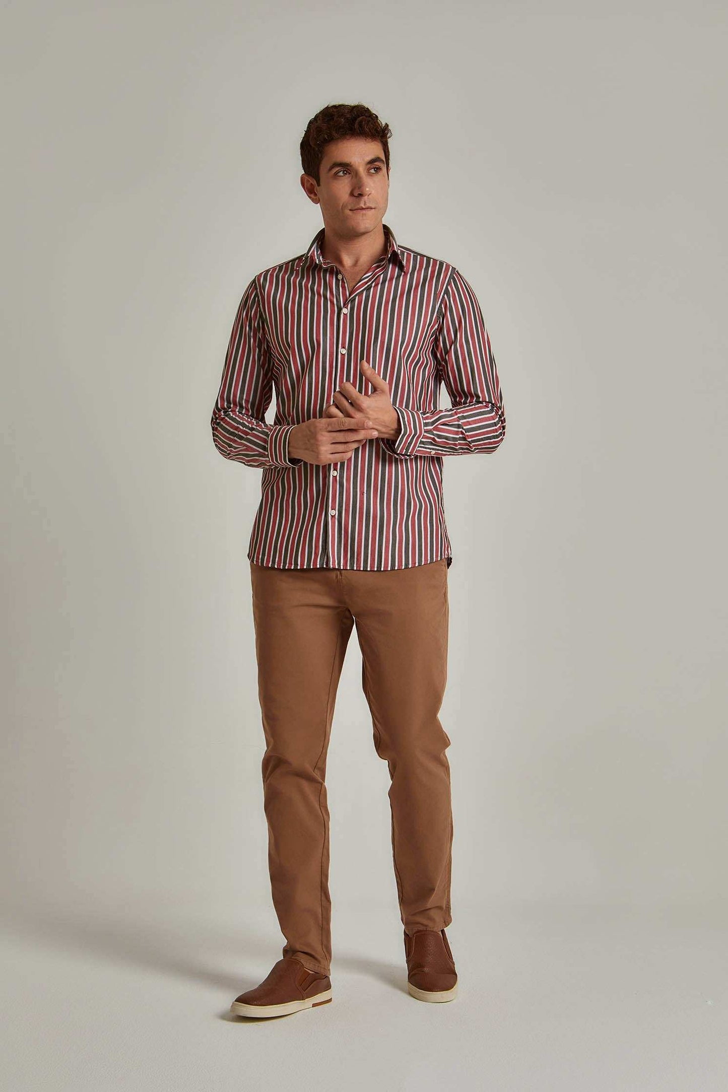 Men Regular Fit Shirt - Red