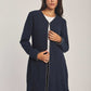 Women Regular Fit Jacket - Navy Dark Blue