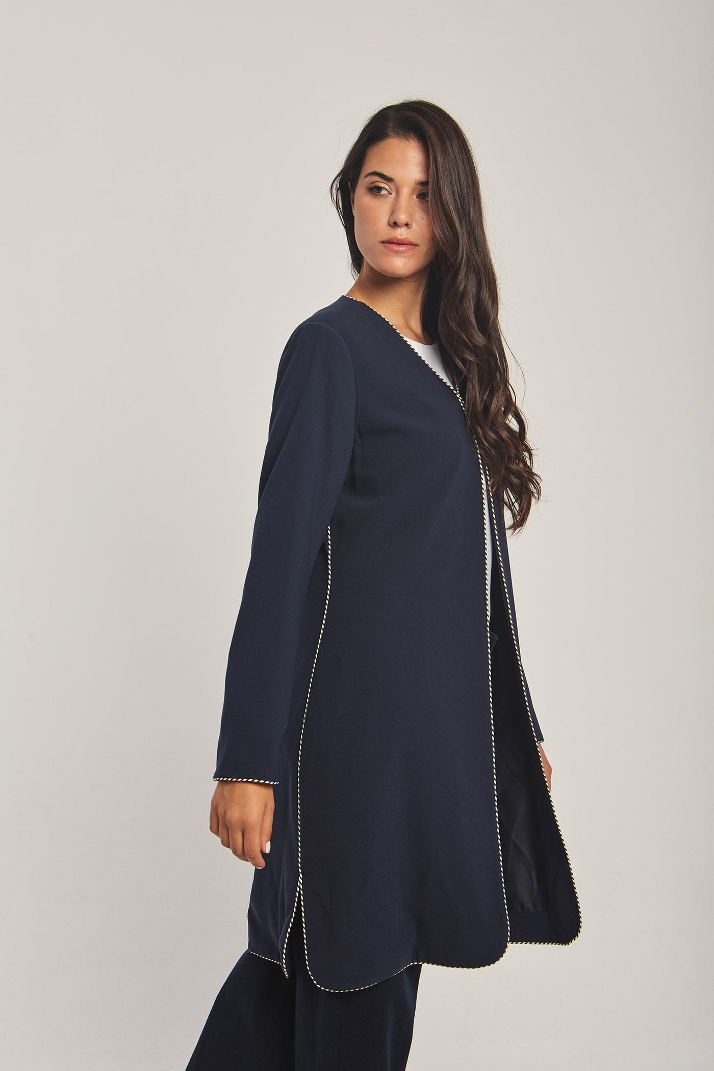 Women Regular Fit Jacket - Navy Dark Blue