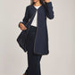 Women Regular Fit Jacket - Navy Dark Blue
