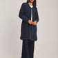 Women Regular Fit Jacket - Navy Dark Blue