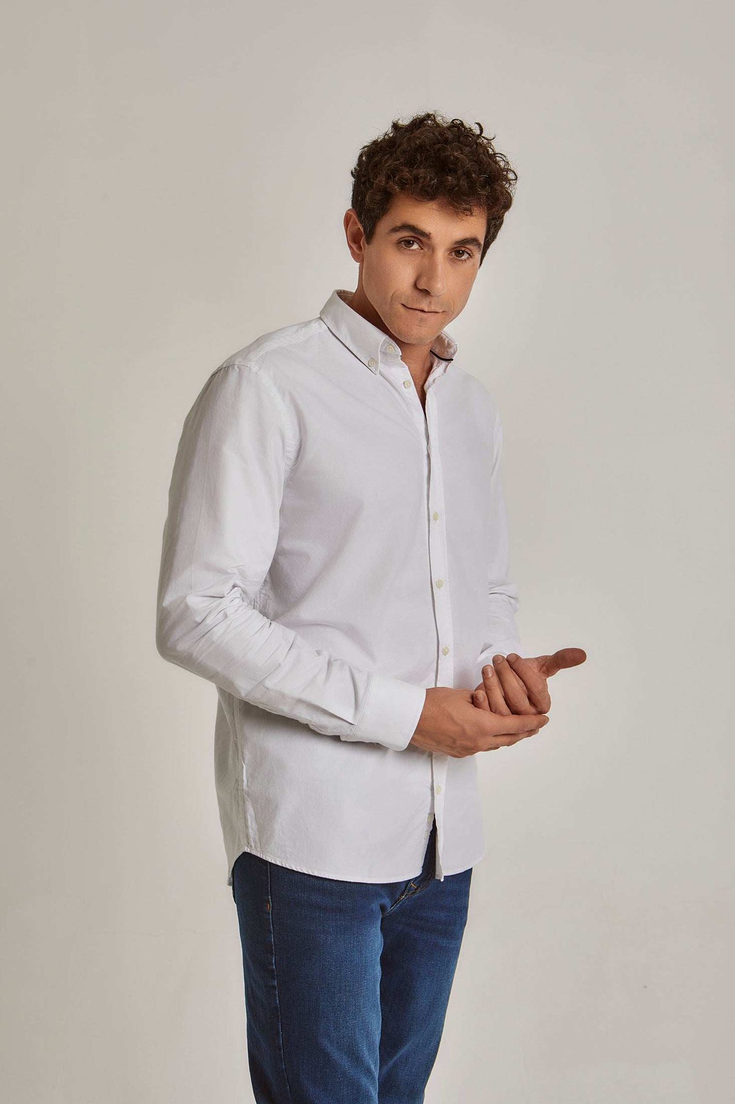 Men Regular Fit Shirt - White