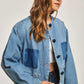 Women Oversized Jacket - Blue