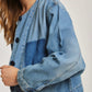 Women Oversized Jacket - Blue