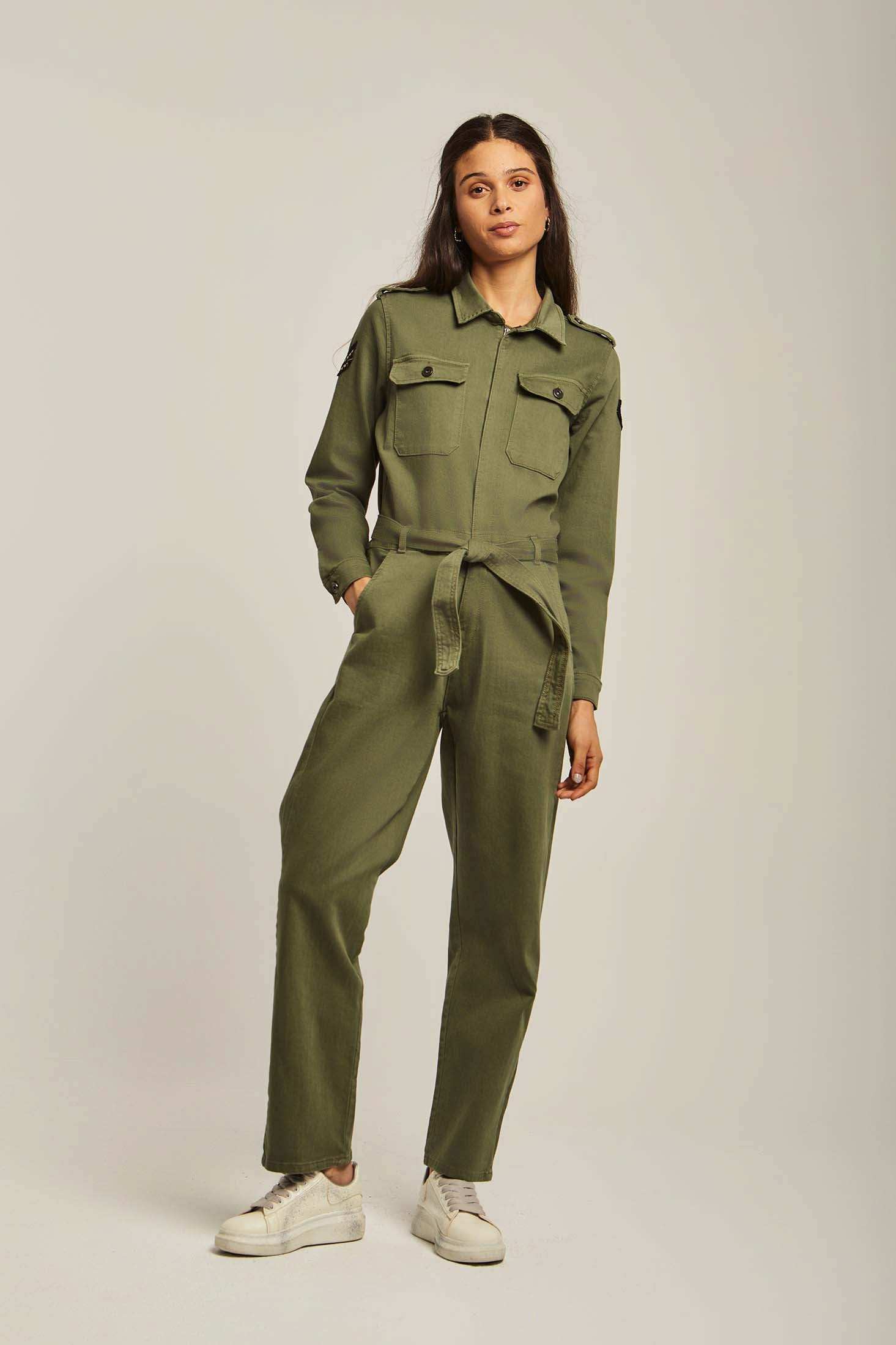 Women Regular Fit Jumpsuit - Green