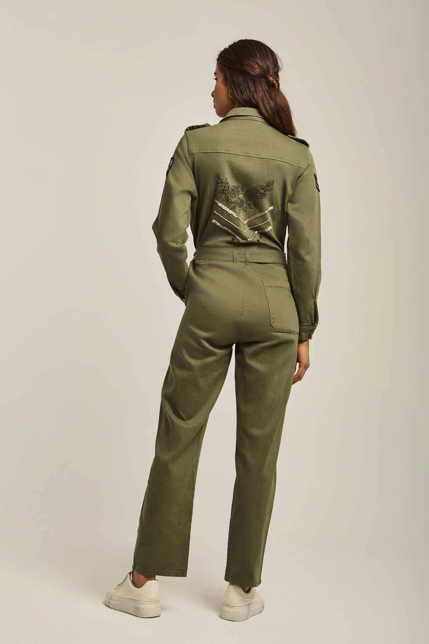 Women Regular Fit Jumpsuit - Green