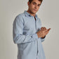 Men Regular Fit Shirt - Blue
