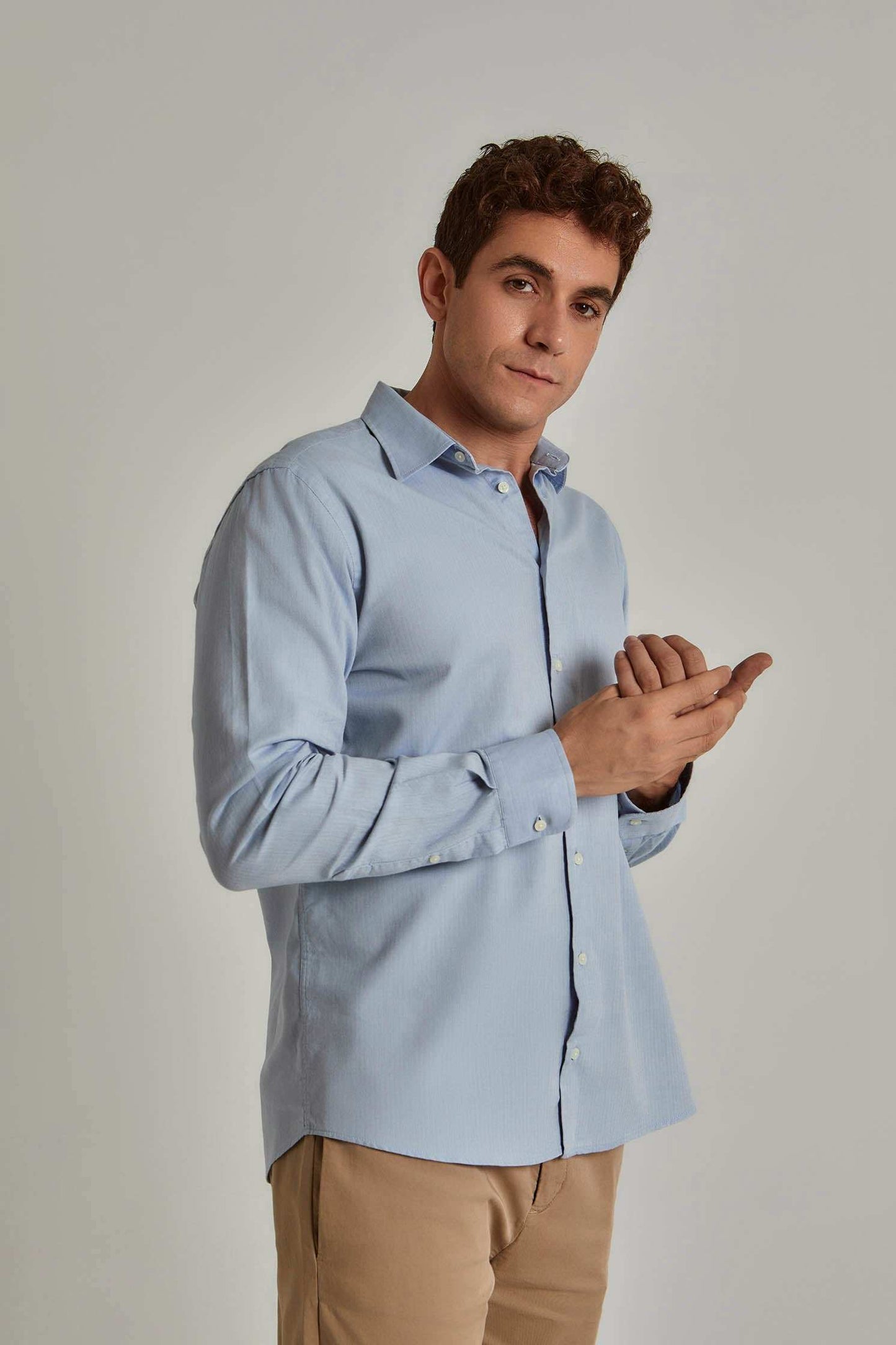 Men Regular Fit Shirt - Blue