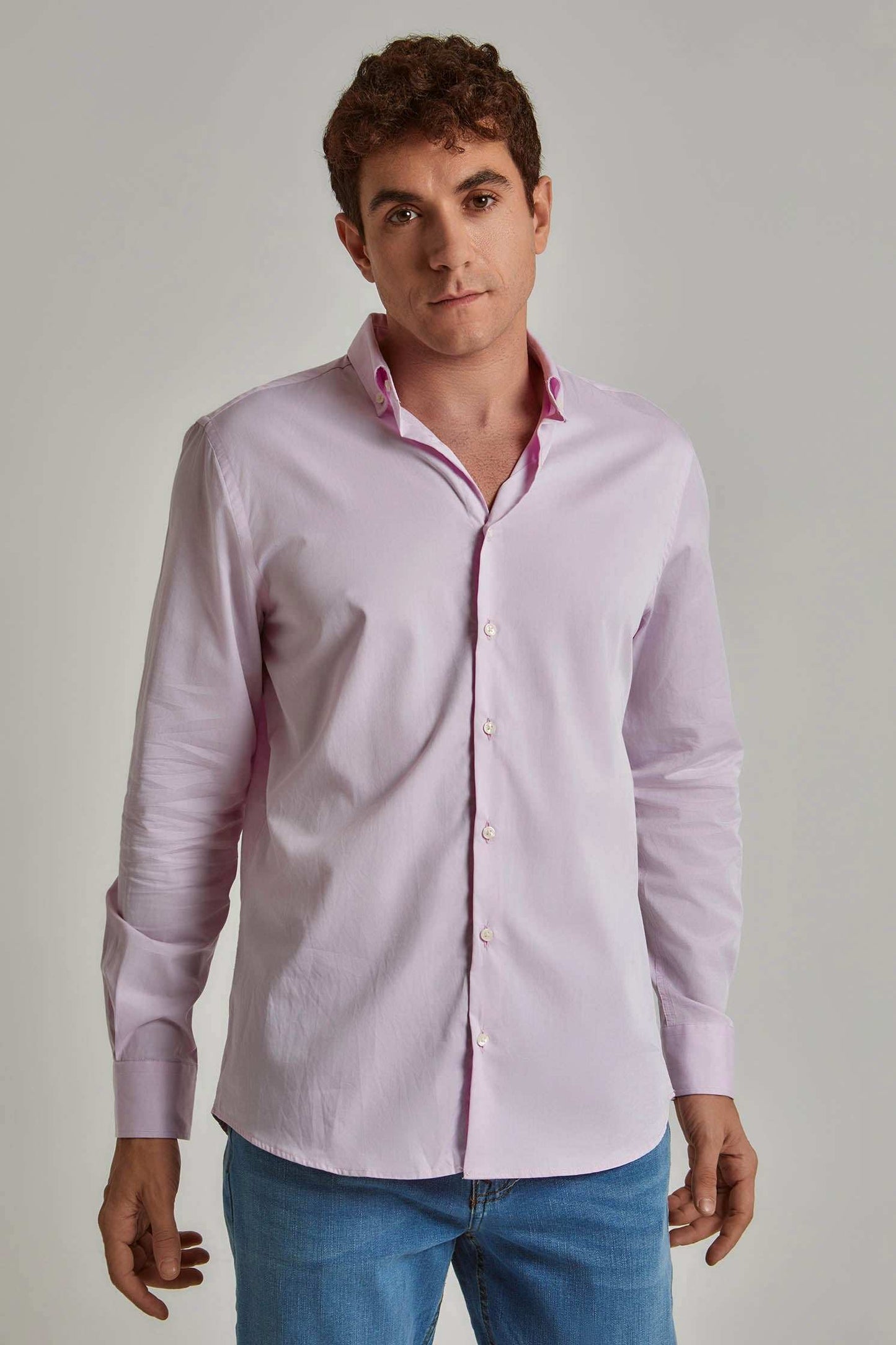 Men Regular Fit Shirt - Pink